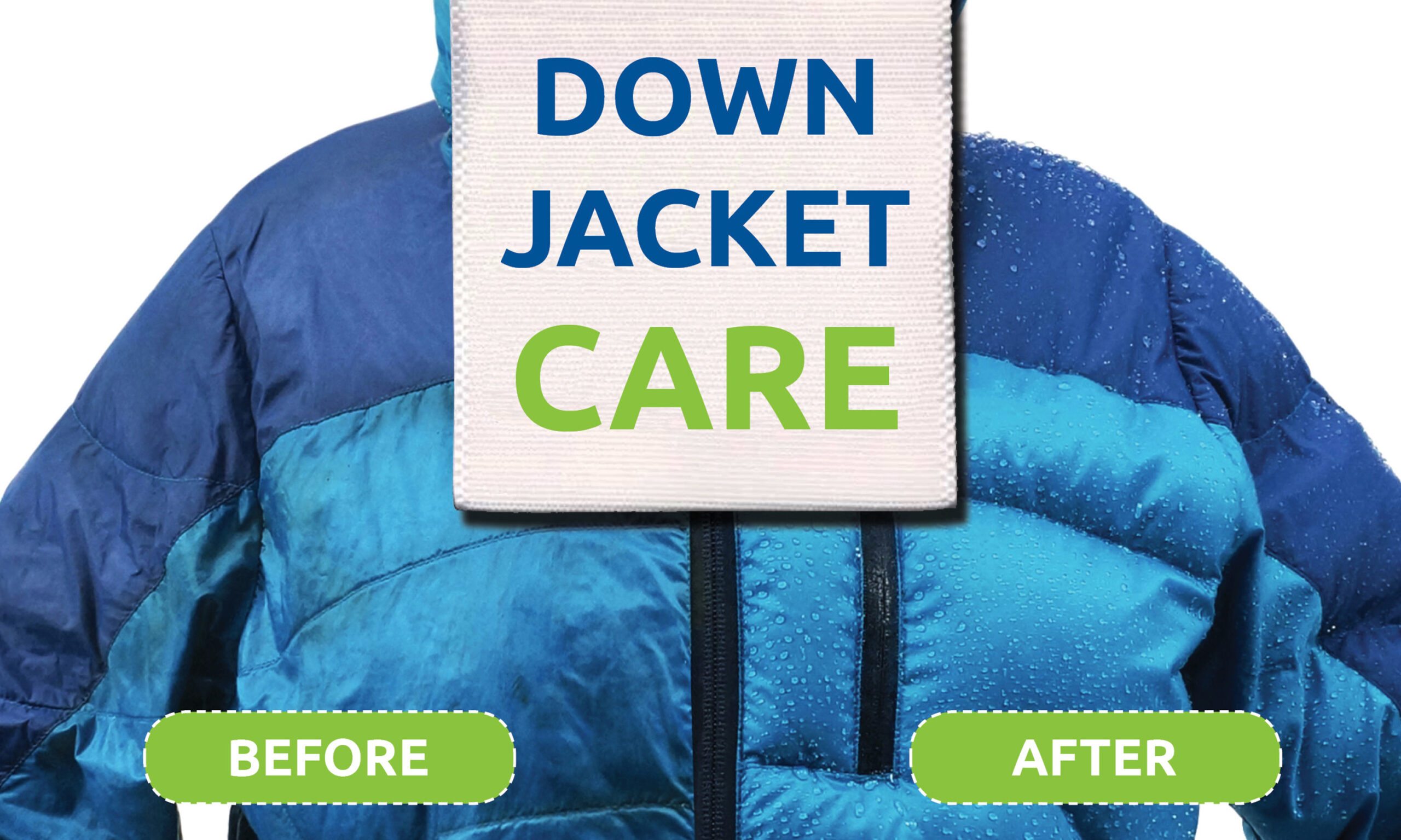 Puffer jacket washing instructions best sale