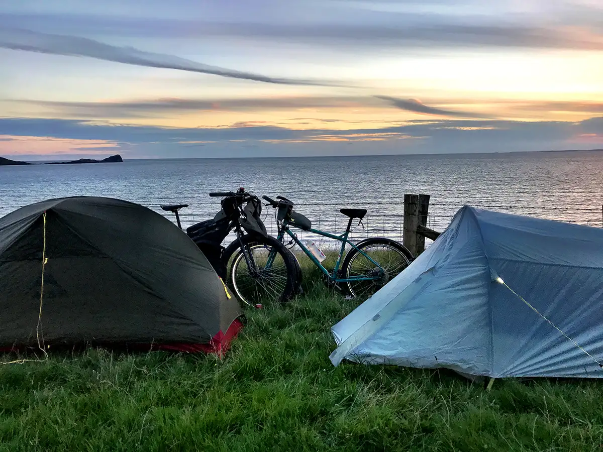 Camping In The Gower Peninsula Compressed